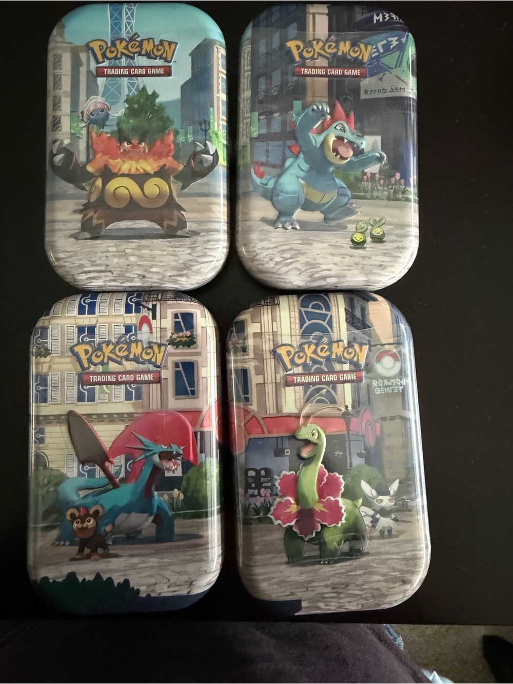 Unopened - Pokemon TCG  Lumiose City Mini Tins WITH Packs-  Lot of 4